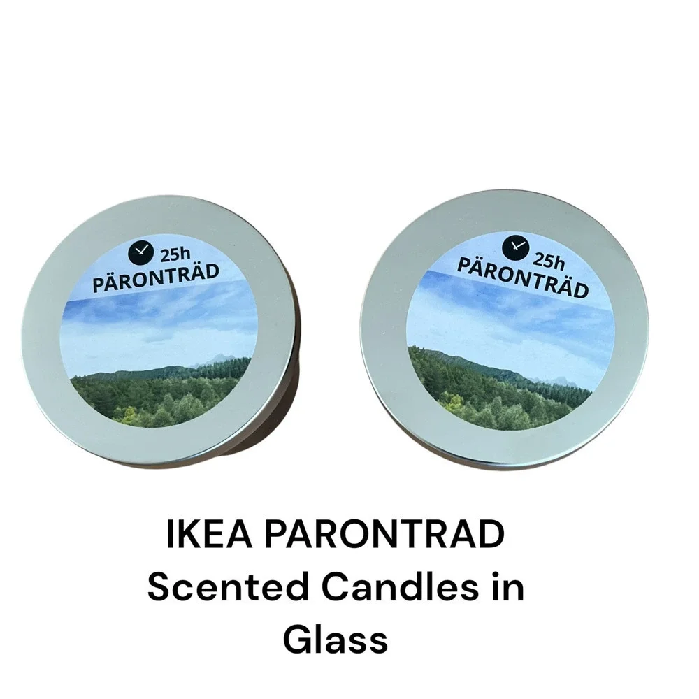 IKEA PARONTRAD Scented Candle in Glass with Lid, 25 hr